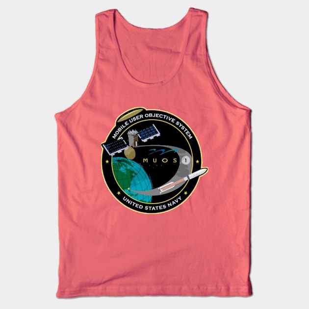 MUOS 1 Logo Tank Top by Spacestuffplus